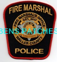 TEXAS,A,WALLER COUNTY FIRE MARSHAL POLICE 1